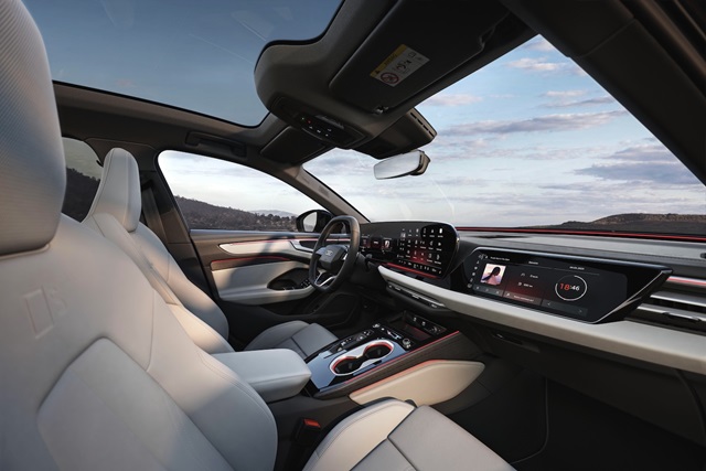 Das Interieur des Audi A6 Avant.