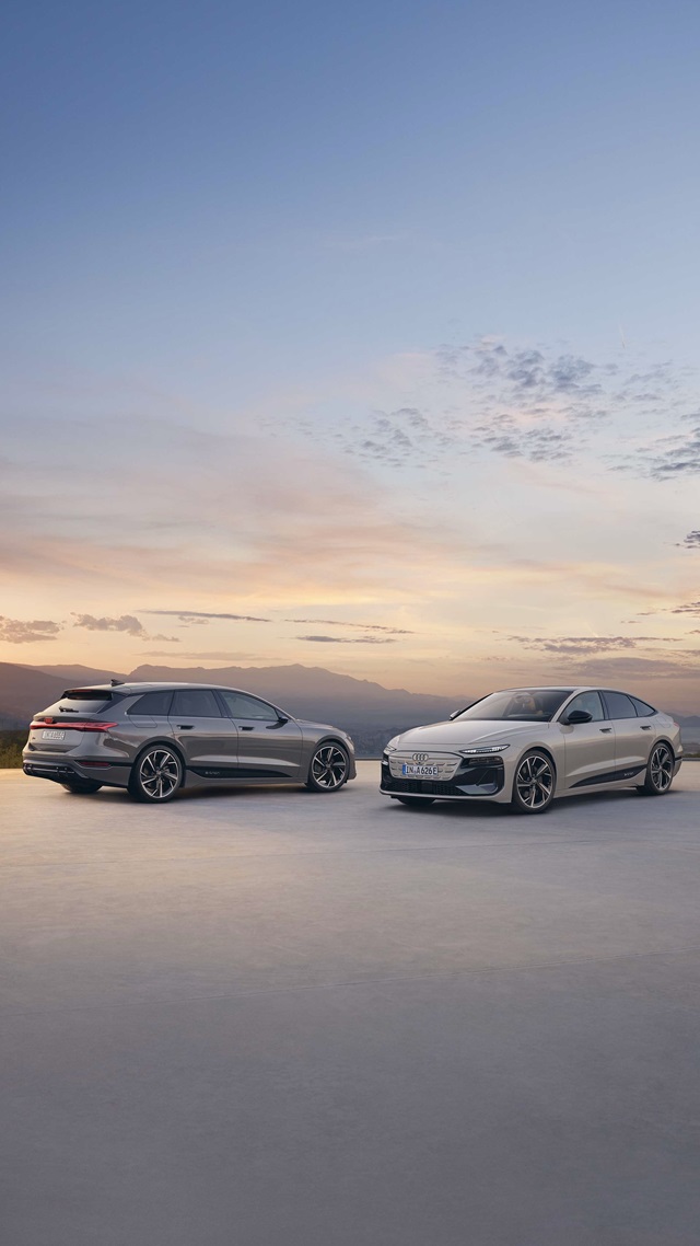 Der Audi A6 Avant e-tron und der Audi A6 Sportback e-tron