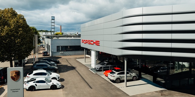 Außenansicht Porsche Zentrum Göppingen